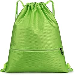 BAGNU - Mochila Deportiva Cuerdas - Bolsa Deporte - Mochila Tela Cuerdas - Saco Unisex - Bolsa Gimnasio - Color Verde -