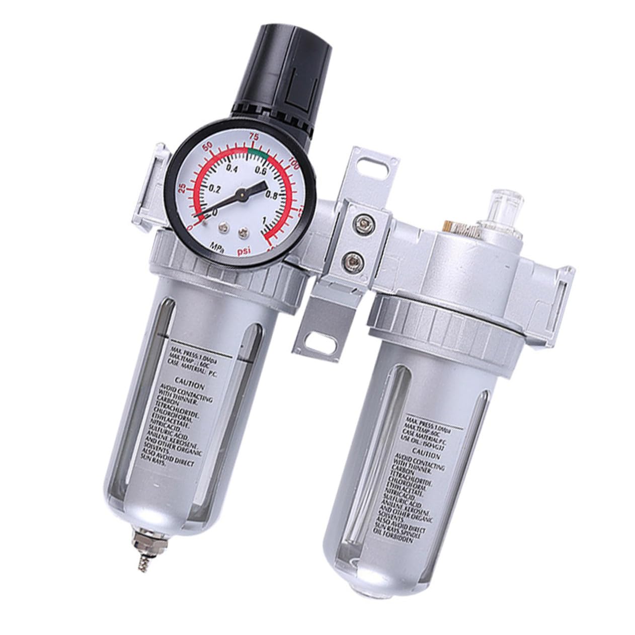 Régulateur Compresseur d'Air SFC400 Séparateur Huile-Eau Aluminium