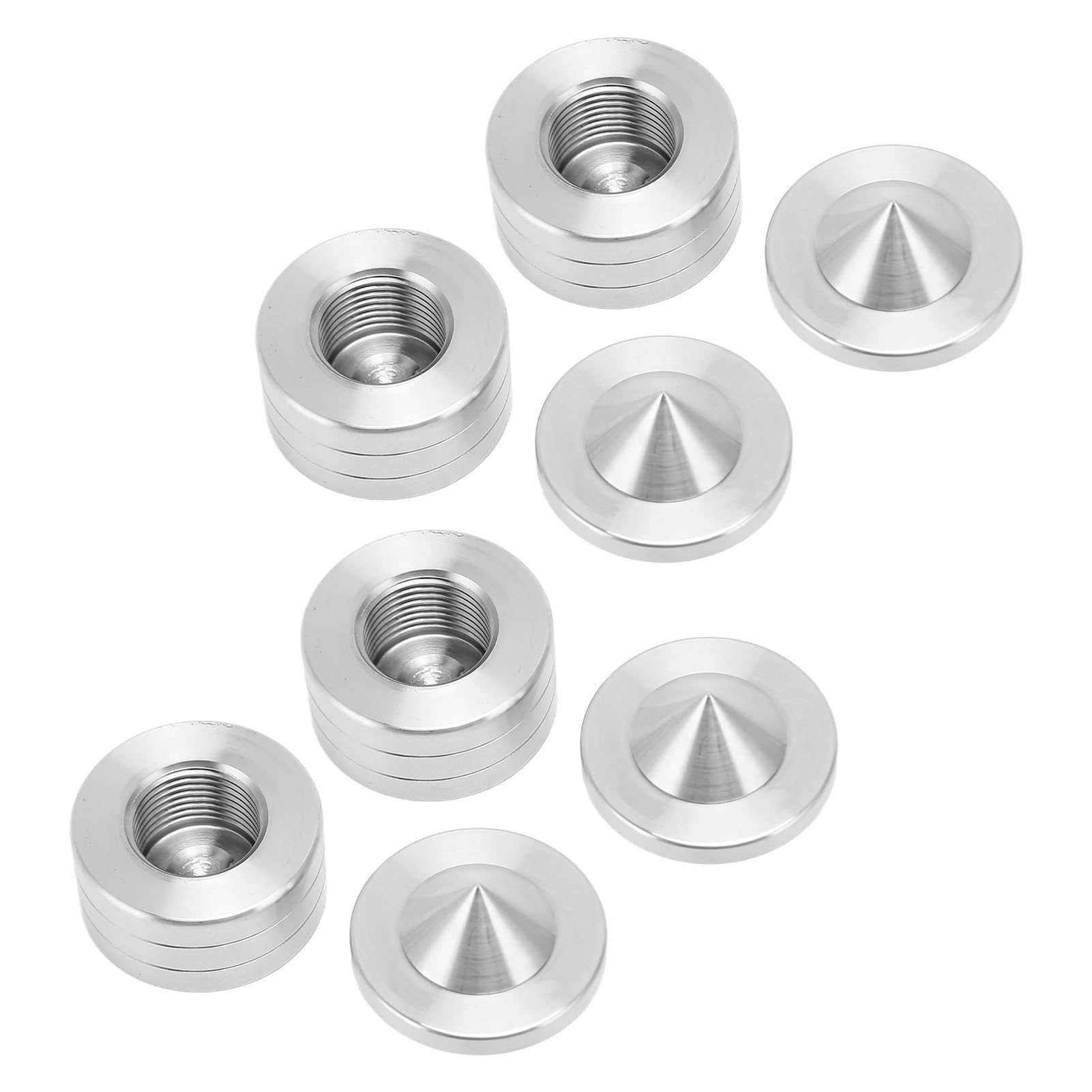 4 Pezzi Punte di Isolamento per Altoparlanti HiFi, Piedini di Supporto Isolanti Audio Ammortizzatori Punte di Isolamento per Altoparlanti per Giradischi Subwoofer