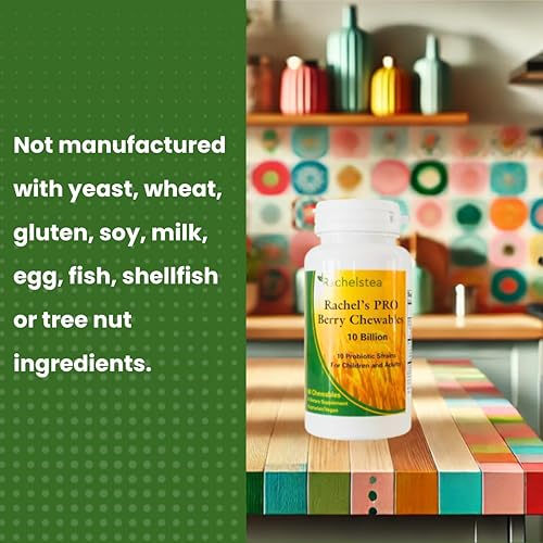 Miniatura 7 de Cúrcuma ñame silvestre, jengibre, malvavisco, manzanilla, menta, olmo resbaladizo de hinojo + probióticos con sabor a bayas, masticables aptos para