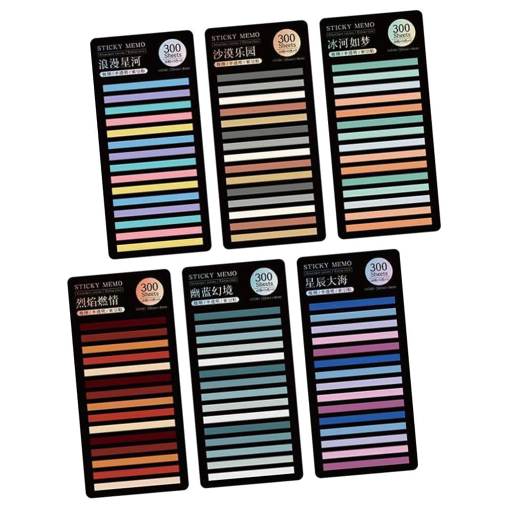 Operitacx Sets Bunte Marker Niedliches Briefpapier To Do Pad Pastellfarbener Notizblock Haftnotizen Etiketten Mit Stiften Notizaufkleber Lesezeichen Transparente Aufkleber Seitenmarker