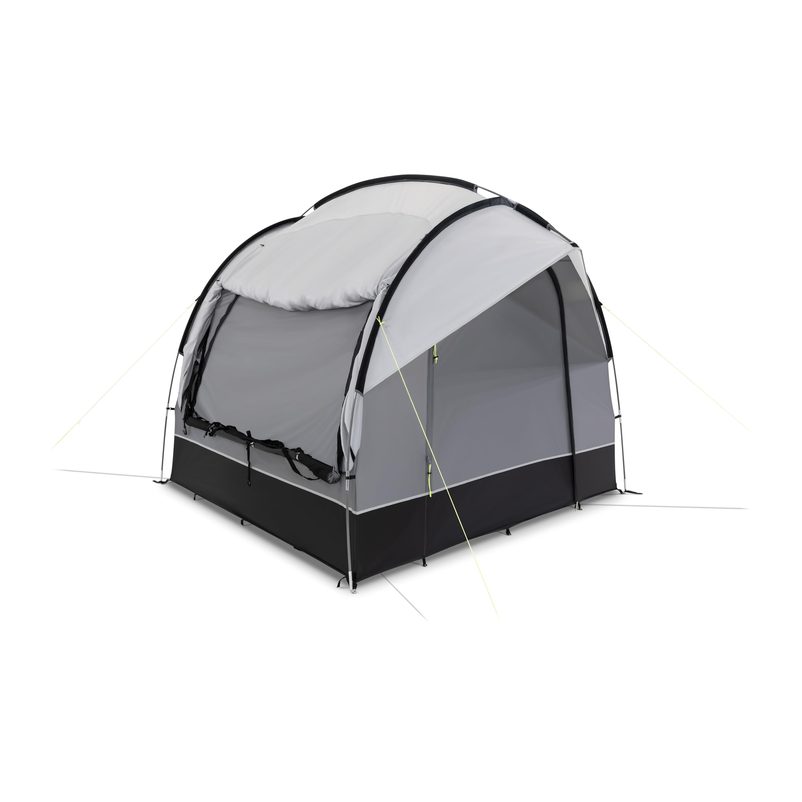 Kampa Drängler Busvorzelt Freistehend – 6,6 m² Heckzelt Auto Für 2 Personen – Autozelt Wasserdicht – 2,4 m breit – mit Fenster & Mückennetz – Camping & Outdoor
