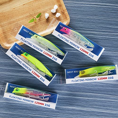 【KOKOルアー】シーバス ルアー ミノー 125F MD 21g フローティング ミノー シーバス シャローミノー KK125F MD 干潟 河川 河口 シーバス #11 7枚目