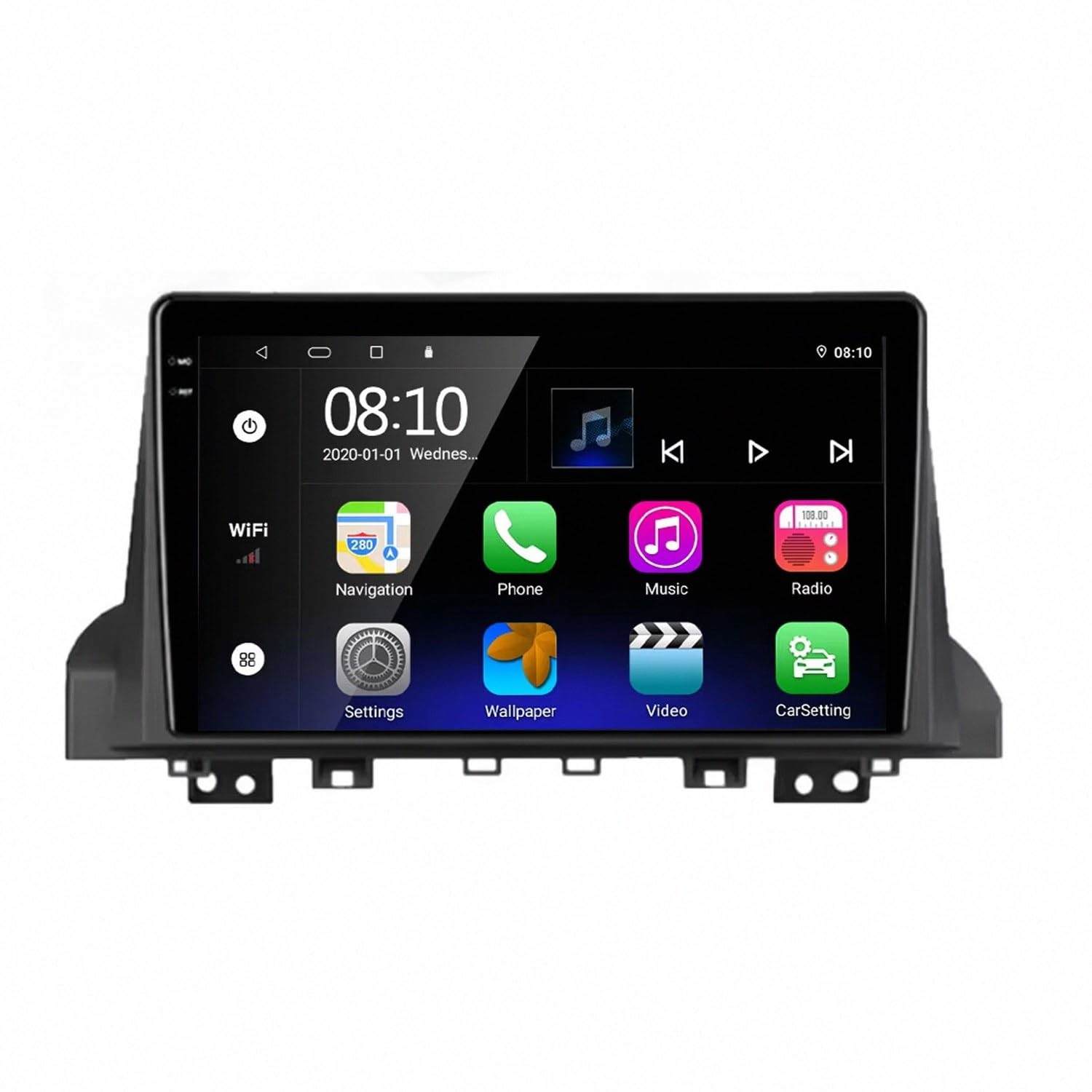 Radio Macchina Touch Screen per Moskvich 3 2022-2024 Wireless Carplay Android Auto Stereo Auto Bluetooth Ips con Pantalla Táctil con Gps, 8 Nucleo 8G+256G