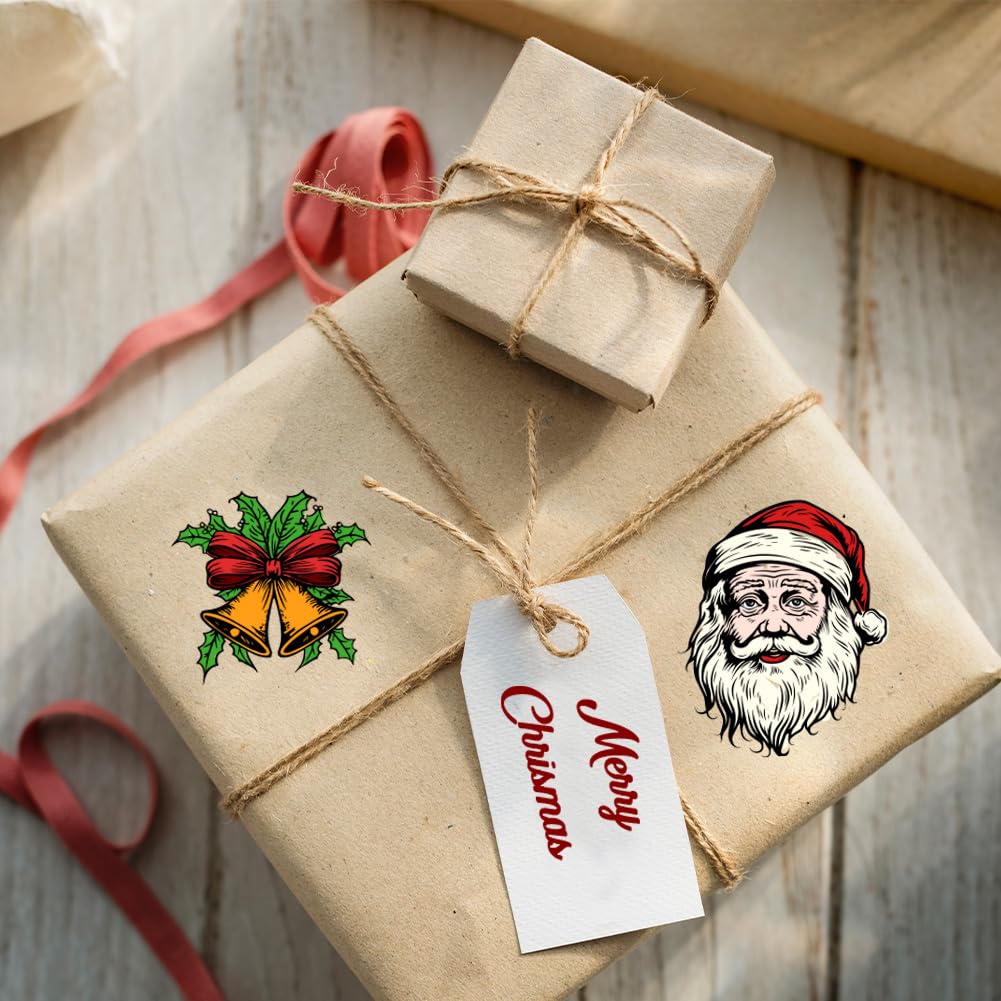 PH PandaHall Timbro Trasparente A Tema Natalizio, Babbo Natale Timbro In Silicone per Biglietti di Auguri