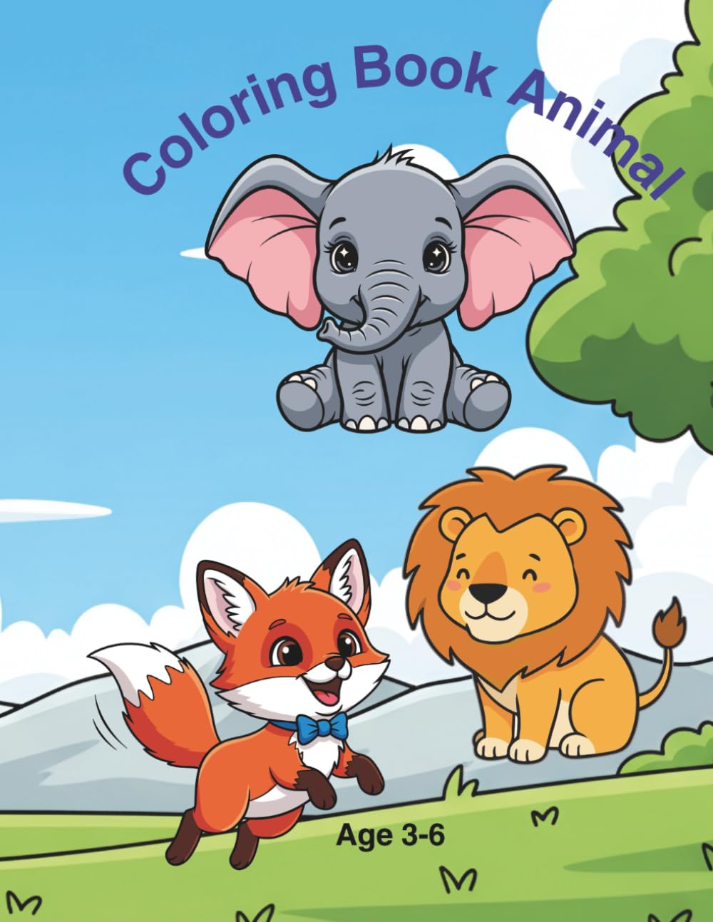 My First Animal Coloring Book: Learn Names While Coloring, Ages 3–6