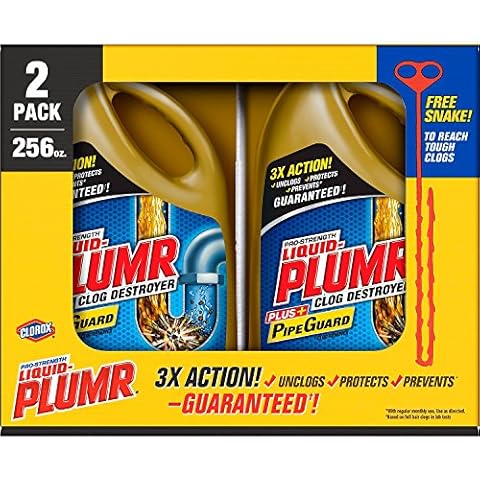 Liquid-Plumr Full Clog Destroyer 2 x 128 oz. Cover