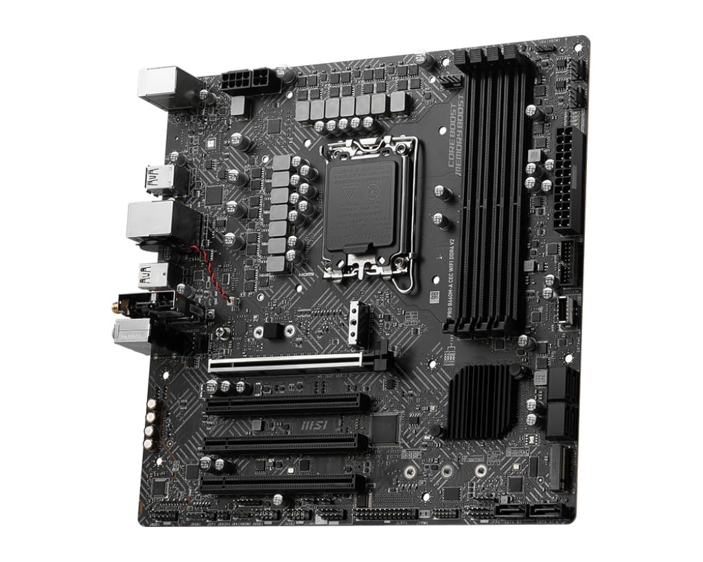Msi B660m Wifi i7 12700k セット PRO B660M-A WIFI Motherboard M-ATX - Intel 12th Gen Processors
