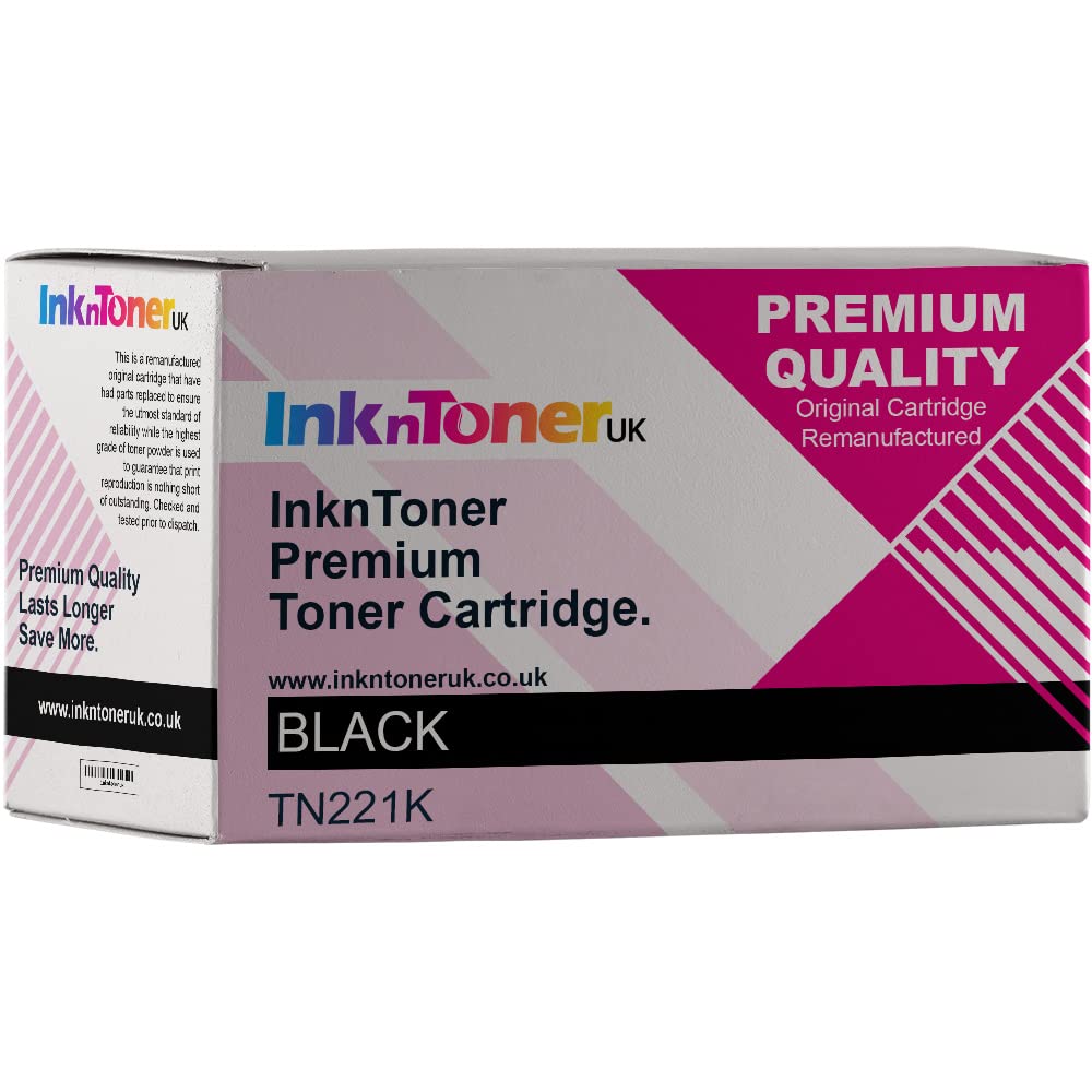 Premium Compatible TN221K Cartouche de Toner Noir (A8K3150)