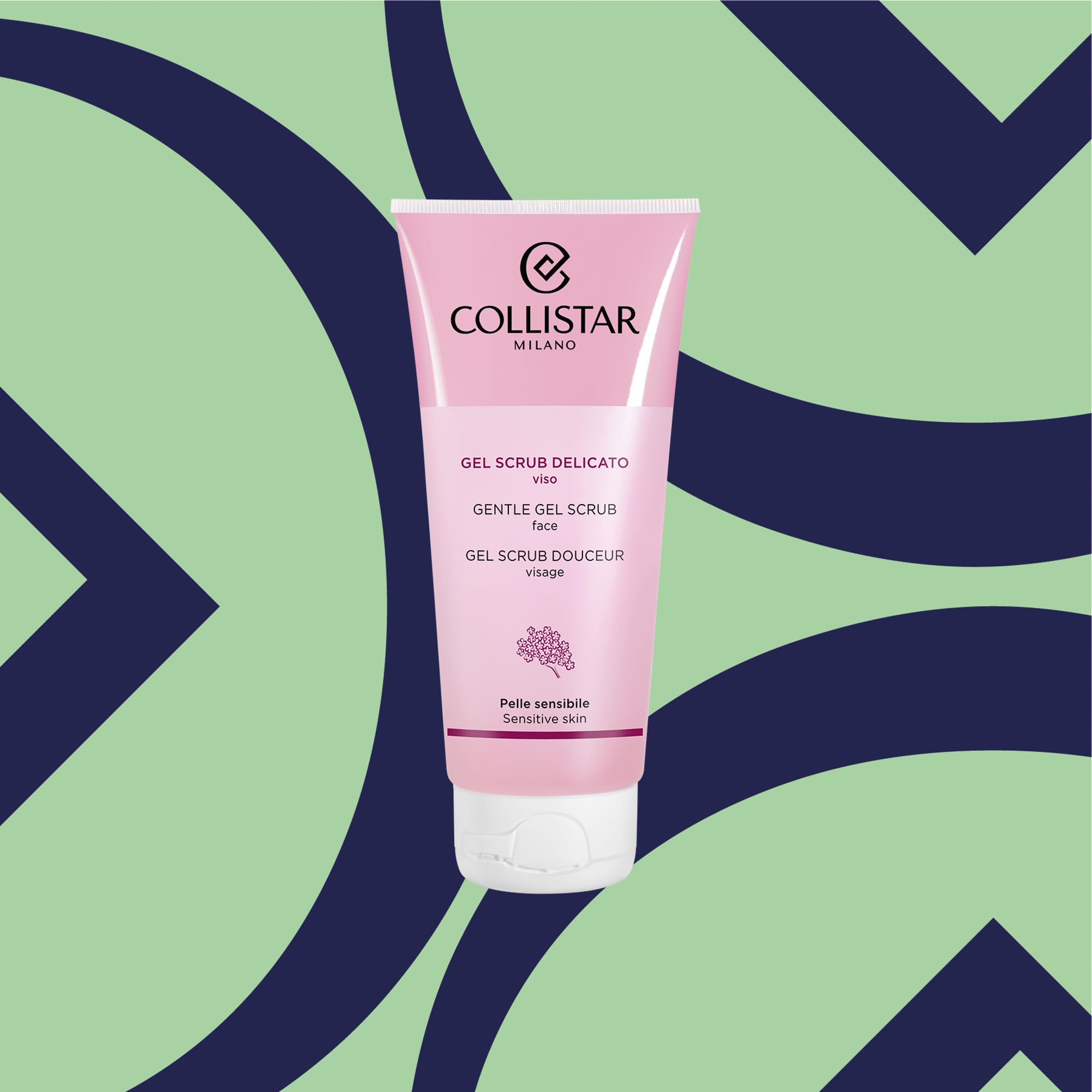 Collistar Gel Scrub Delicato Viso, Esfoliante per Pelle Liscia e Luminosa, Ideale per Pelli Sensibili, Alta Tollerabilità, 100 ml