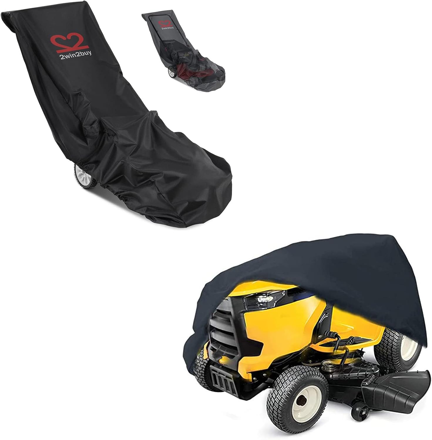 Riding Lawn Mower Cover&Push Lawn Mower Cover Waterproof, UV & Dust Protection