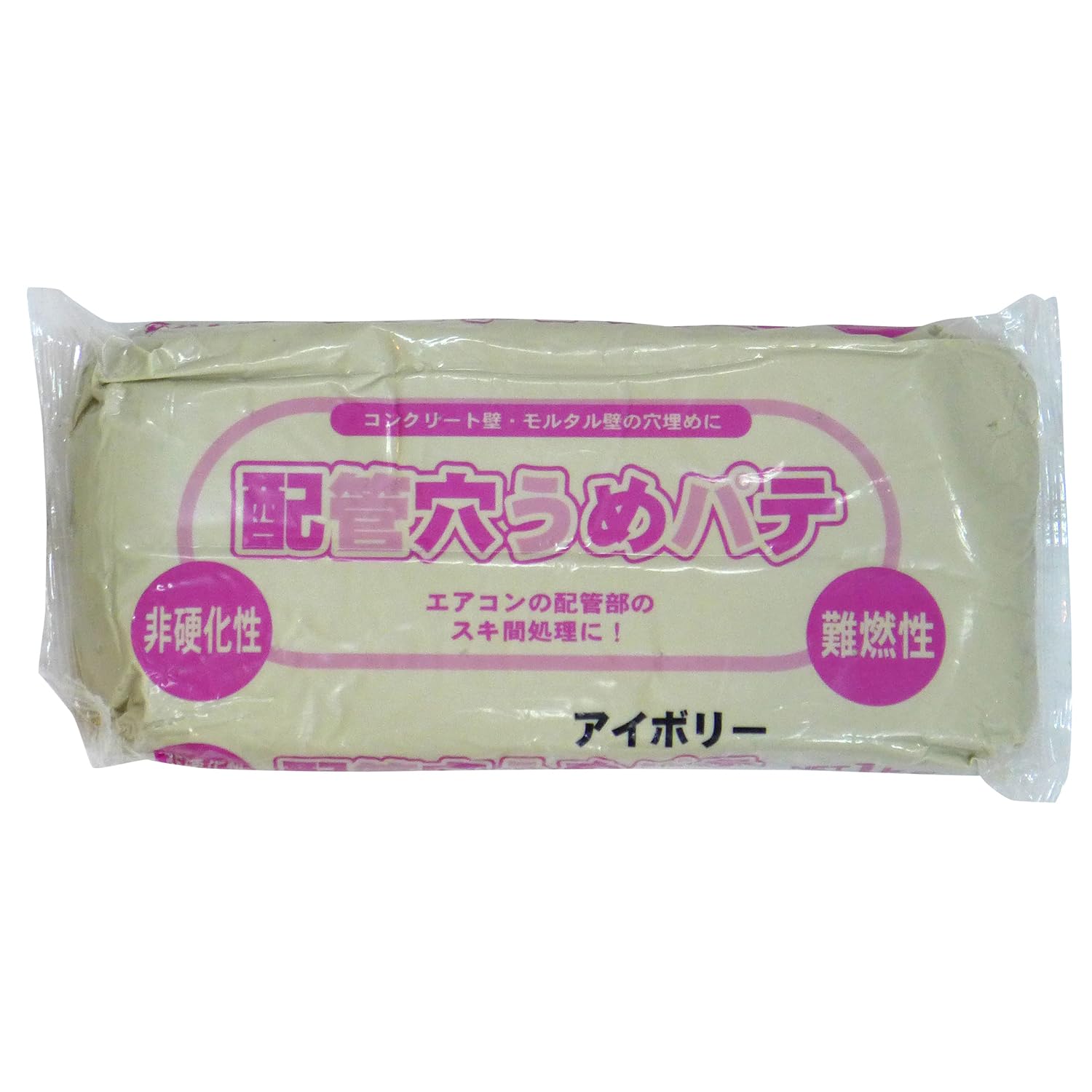 Amazon.co.jp: 家庭化学 配管穴うめパテ アイボリー 1kg エアコン 配管