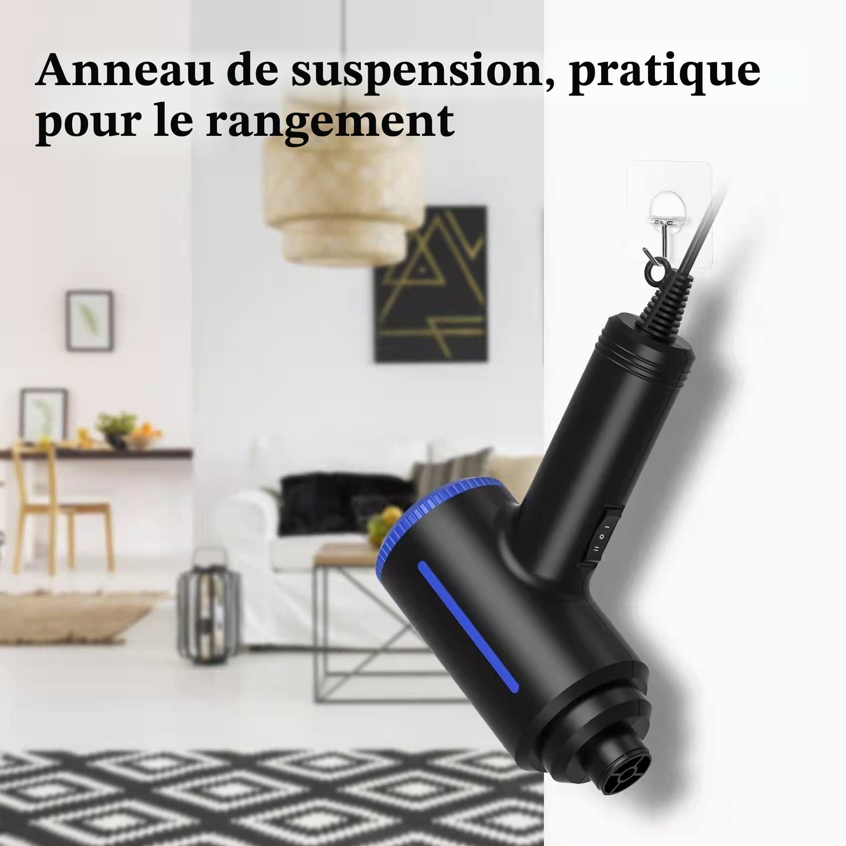 Souffleur Air Comprimé, Dépoussiérant Puissants électrique,Plumeau à air électrique 2 en 1, 2 Vitesses, avec brosse de nettoyage, pour ordinateur, clavier,voiture, maison pour animaux domestiques