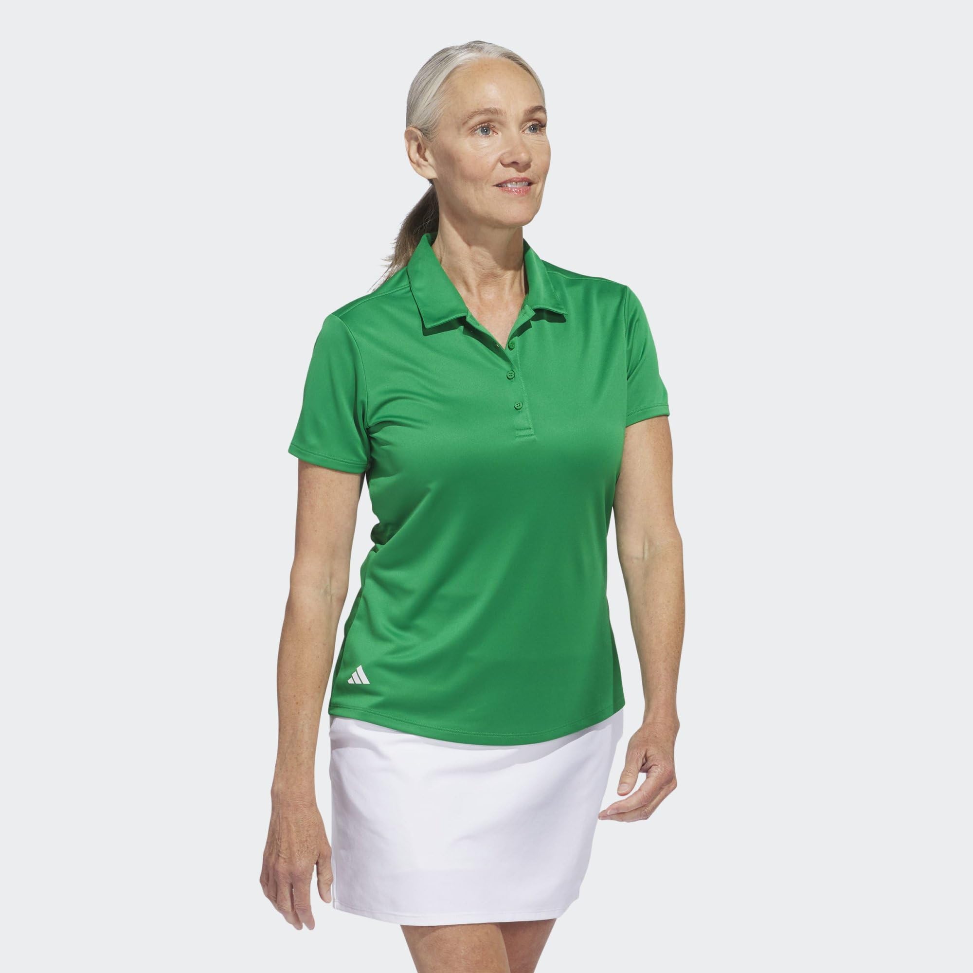 Adidas Performance Short Sleeve Polo Shirt Polo Donna