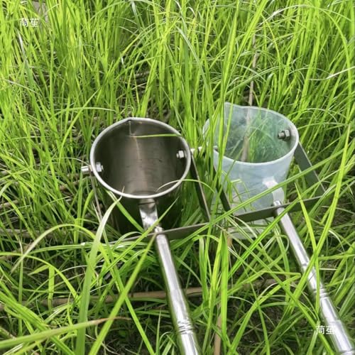 Kit d'échantillonnage d'eau télescopique avec louche en métal graduée 0,65-1,5m