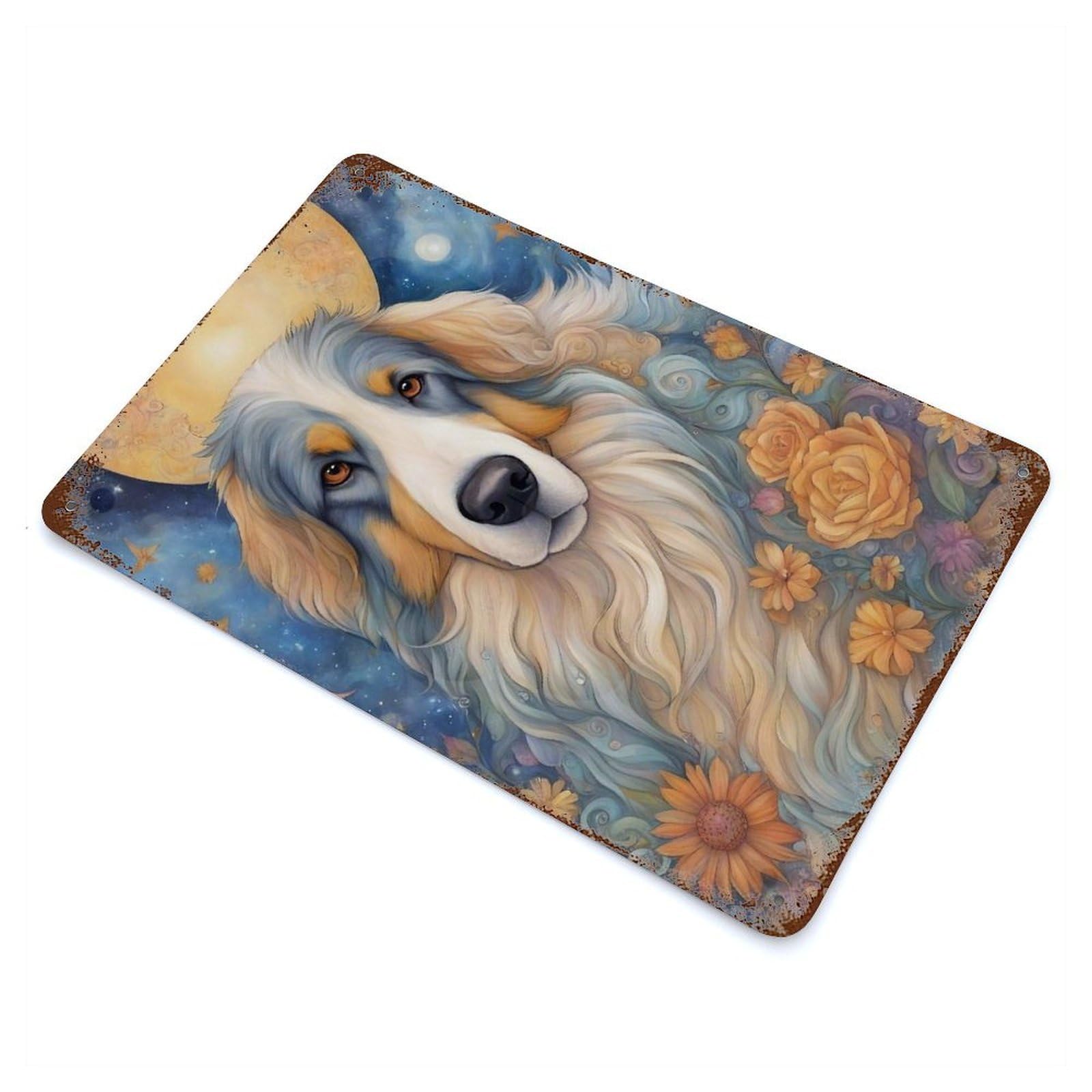 Dog00099 Retro Metal Sign 11.8"x7.9", Farmhouse Wall Decor for Cafe, Home Bar And Lounge Decor