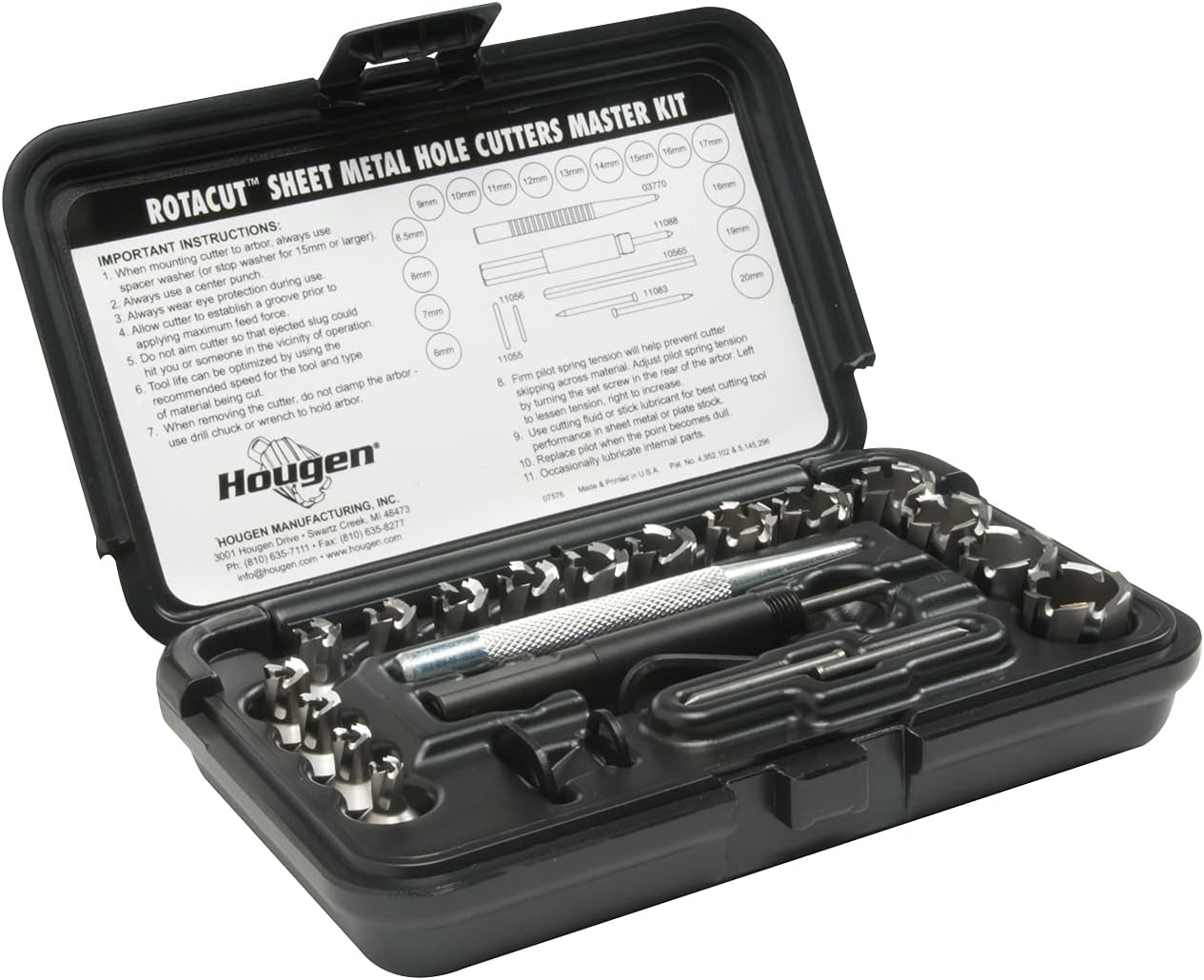 RotaCut Hole Cutter Master Kit Metric