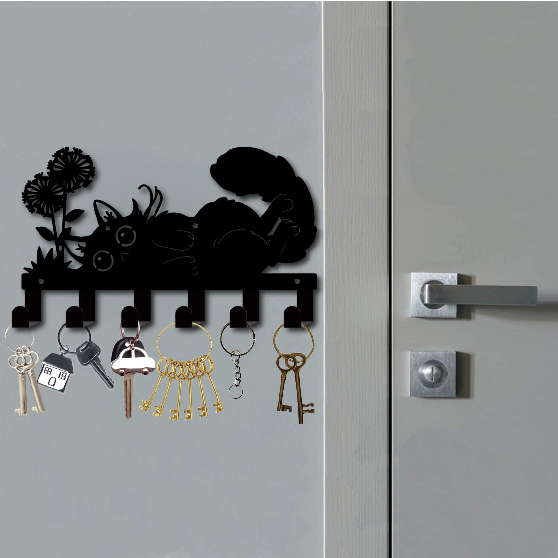 De Herreria Perchero Llavero Pared De Metal Colgador De