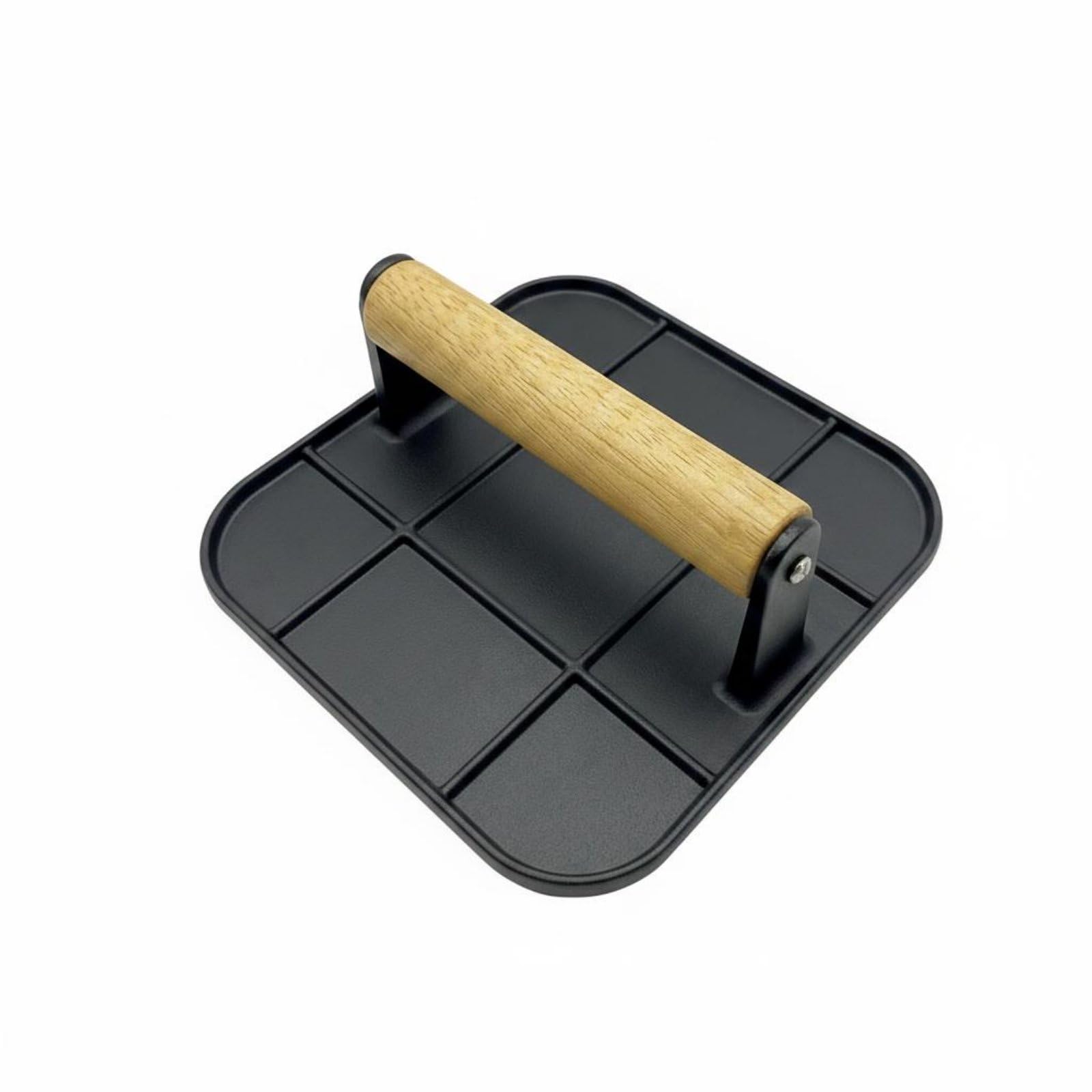 Non-Stick Hamburger Patty Press Dishwasher Safe Hamburger Patty Former Even Cooking Square Burger Press Single-Piece Molded for Grilling, BBQ, Blk Square Meat-image-47