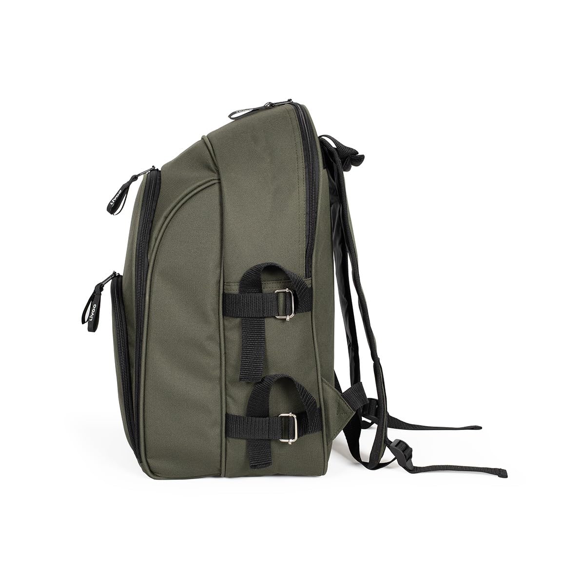 Livoo – Zaino Picnic 4 Persone SE970C – 11L, 600D, 30 Accessori, Verde
