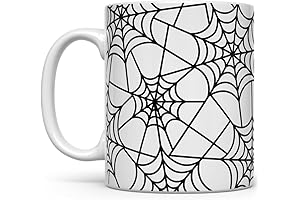 Halloween Spiderweb Coffee Mug: An Eerie Brew for Dark Delights
