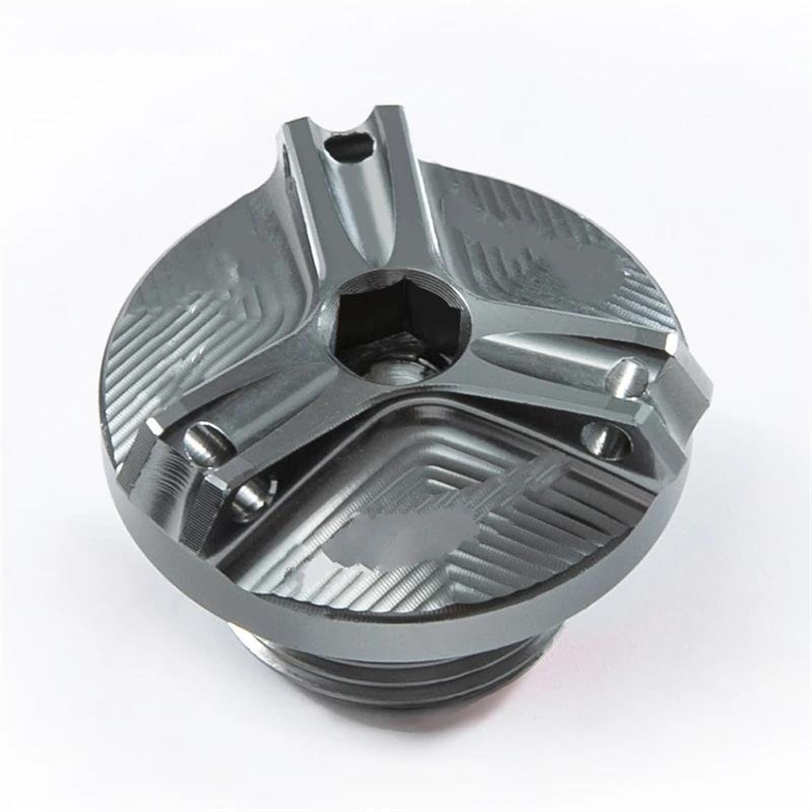 Bouchon Remplissage Huile Antivol Pour Yamaha YZF-R1 2015-2024 - Rouge - Aluminium CNC