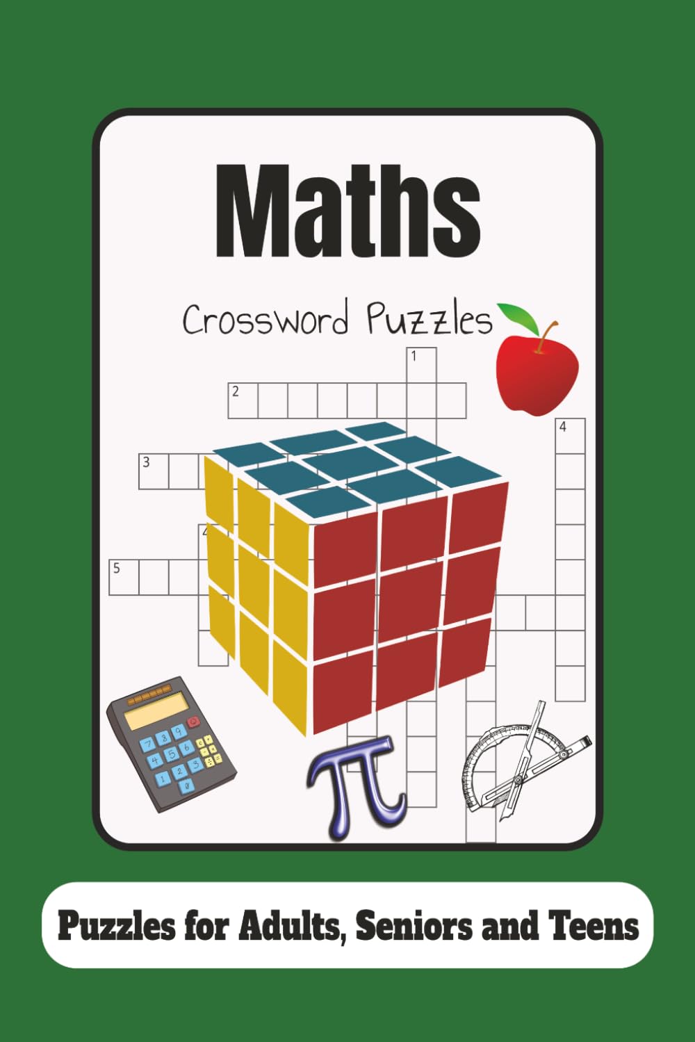 Maths word puzzles: Maths Crossword Puzzles: Maths Crossword Puzzles with Easy to Read Print about problem-solving, Mathematical vocabulary, logical ... Gifts for Vacation, Holidays and Relaxation