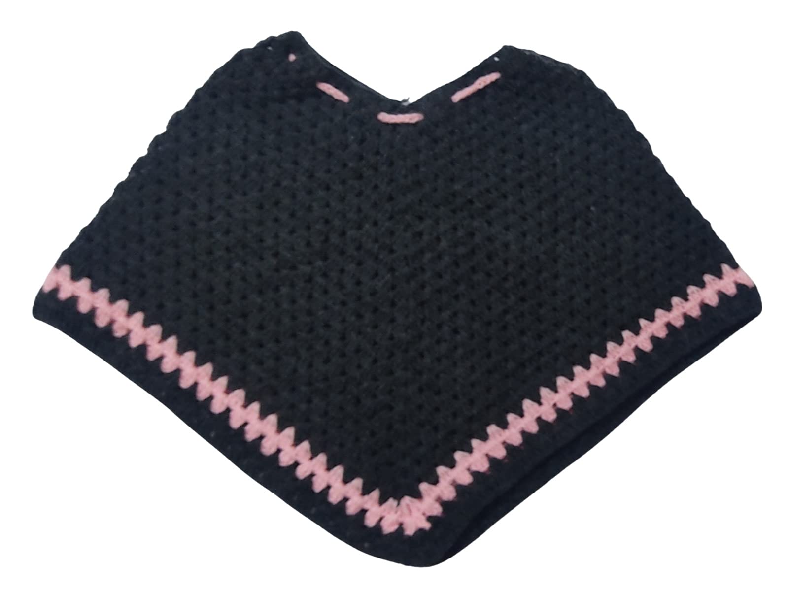 Cute Collection Hand made Woolen Poncho for 1 to 2 Years Baby Girls 2