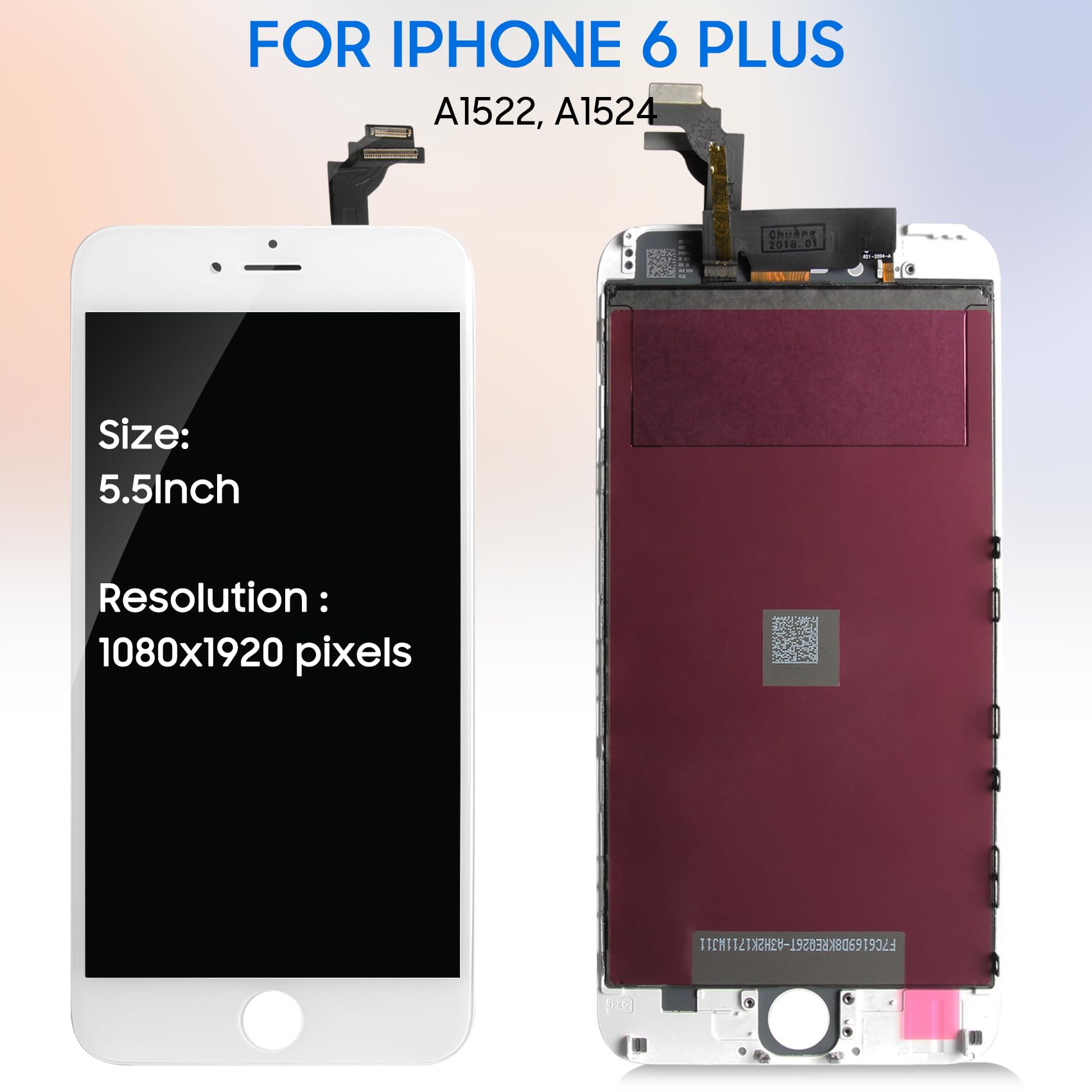 Iphone6プラス用 Amazon.com: for iPhone 6 Plus Screen Replacement, LCD Screen for