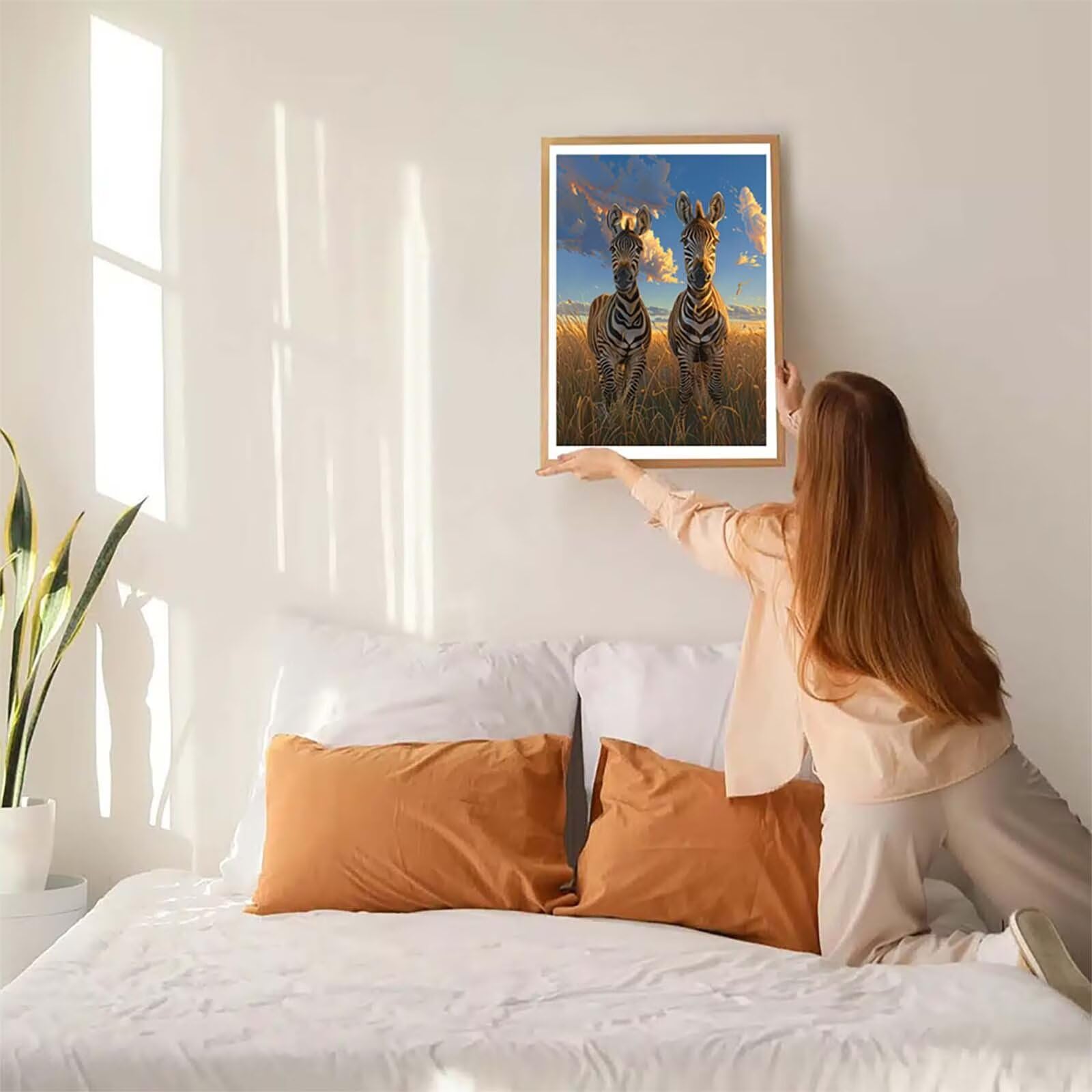 Animale Diamond Painting Adulti 60x80cm, 5D Diamond Painting Kit F-6839