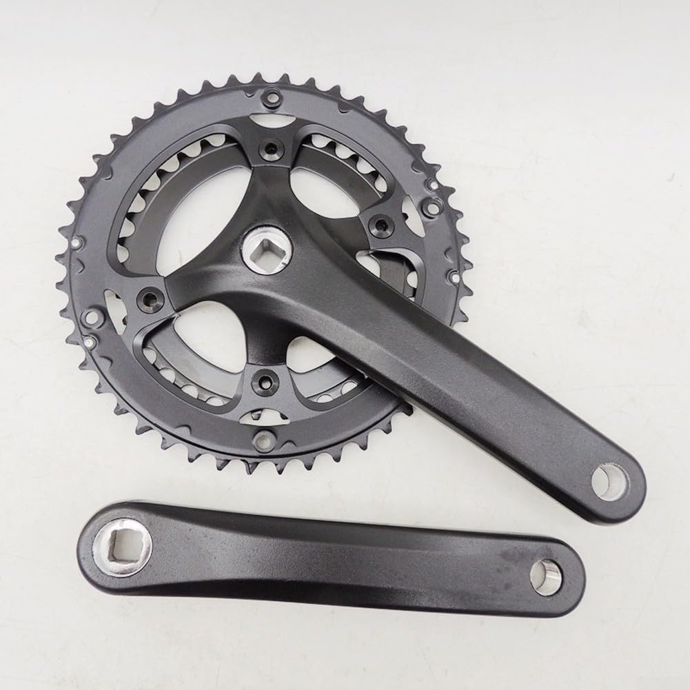 46 34 Tooth Crankset for Road and Folding Bikes 170mm Crank Length Square Taper Bottom Bracket Fit for 7 8 9 Speed Derailleur Systems
