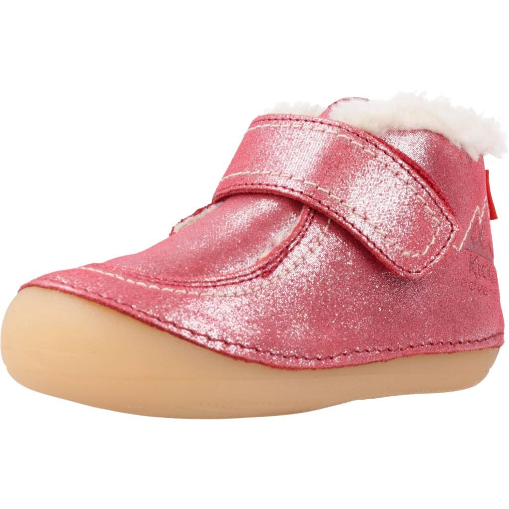 Kickers Unisex Baby Somoons Mary Jane Flat Rose Glitter