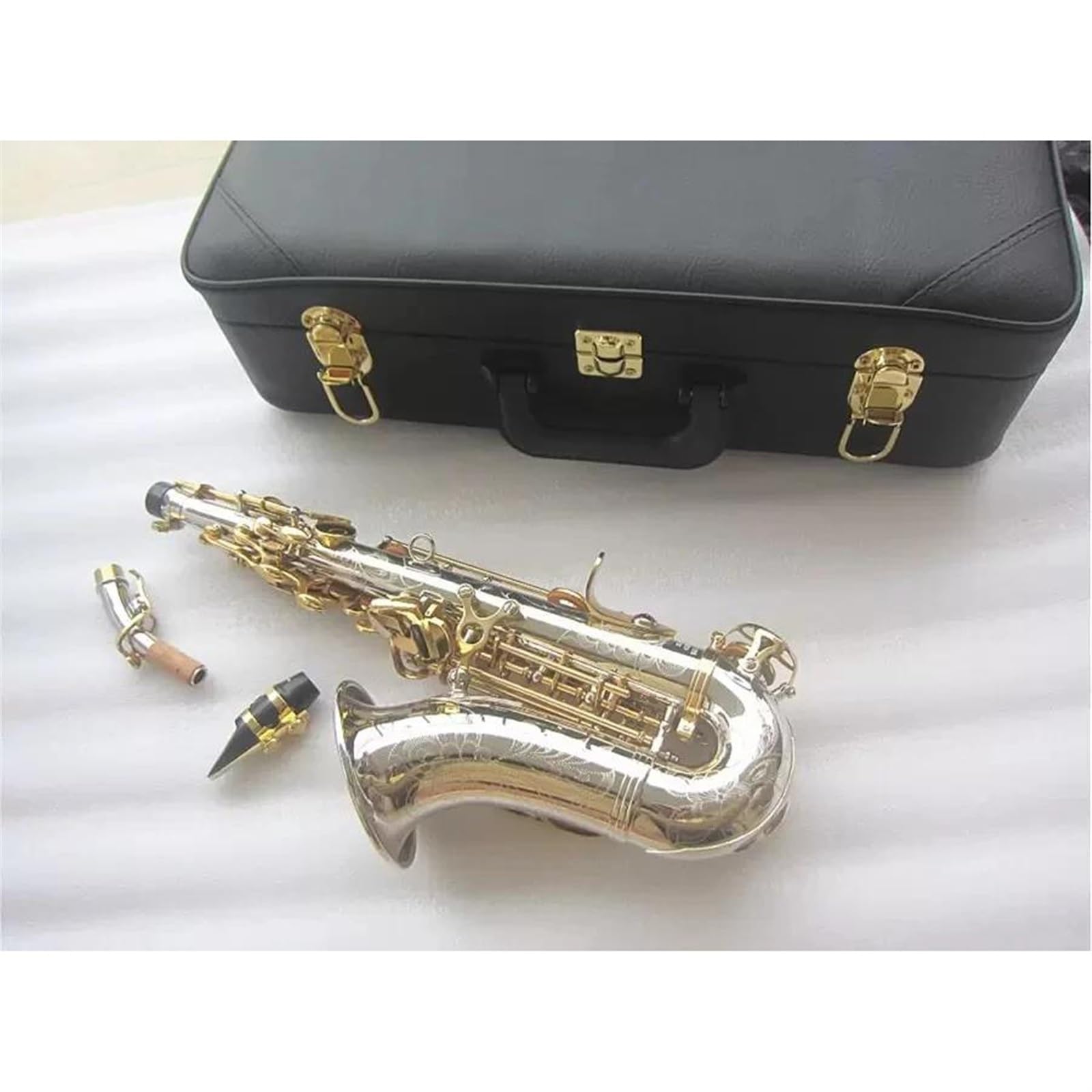 Amazon | ソプラノサックス カーブドソプラノサックス ニッケル