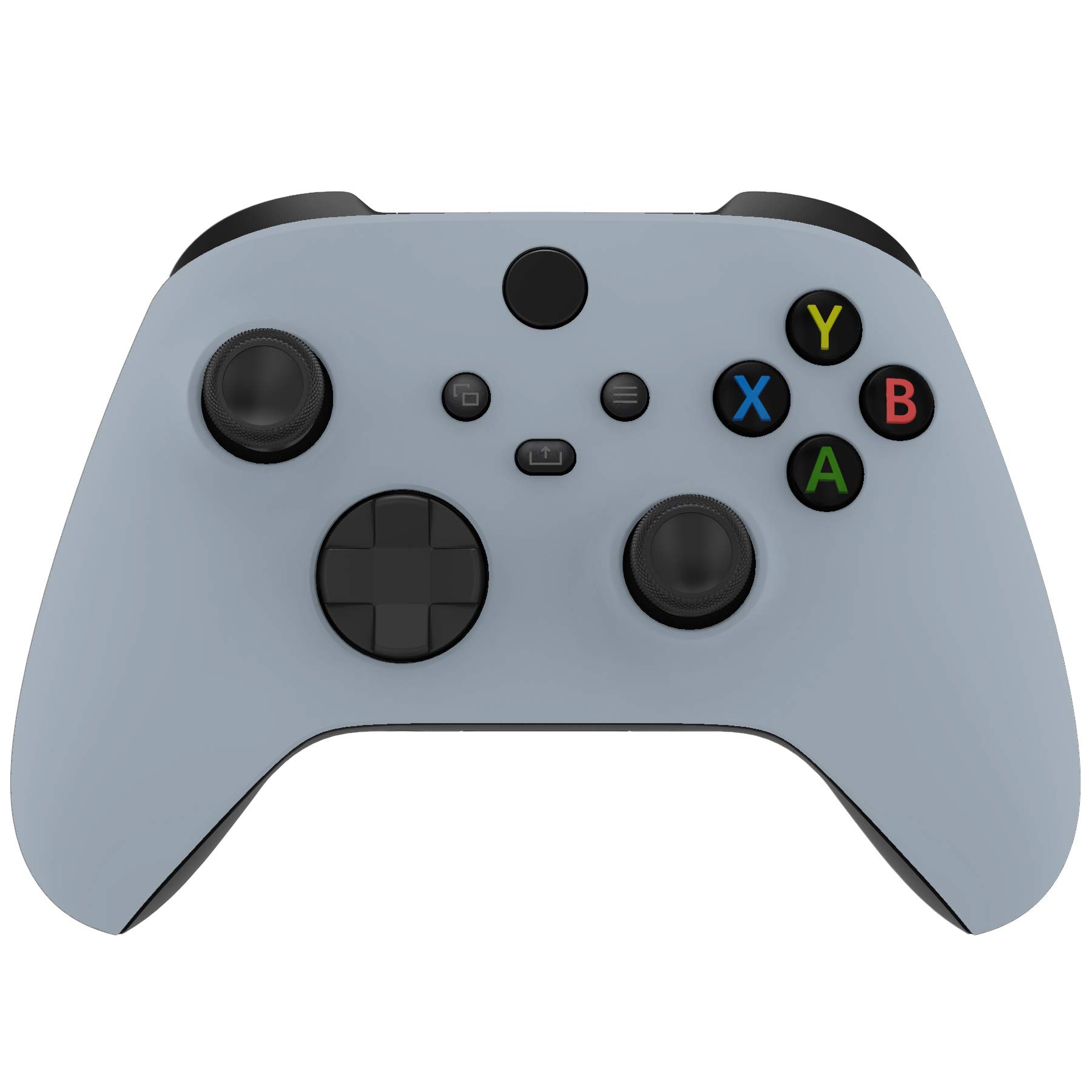 eXtremeRate Coque Avant de Remplacement pour Xbox Séries X/S Manette, Coque Avant Custome pour Xbox Séries X/S, Manette Non Inclut-Nouvel Espoir Gris - 2