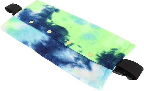 ViaGasaFamido Transportador de cabestrillo de lagarto, correa suave, para reptiles, amplio espacio para acampar (azul verde) ViaGasaFamido Transportador de cabestrillo de lagarto, correa suave, para reptiles, amplio espacio para acampar (azul verde)