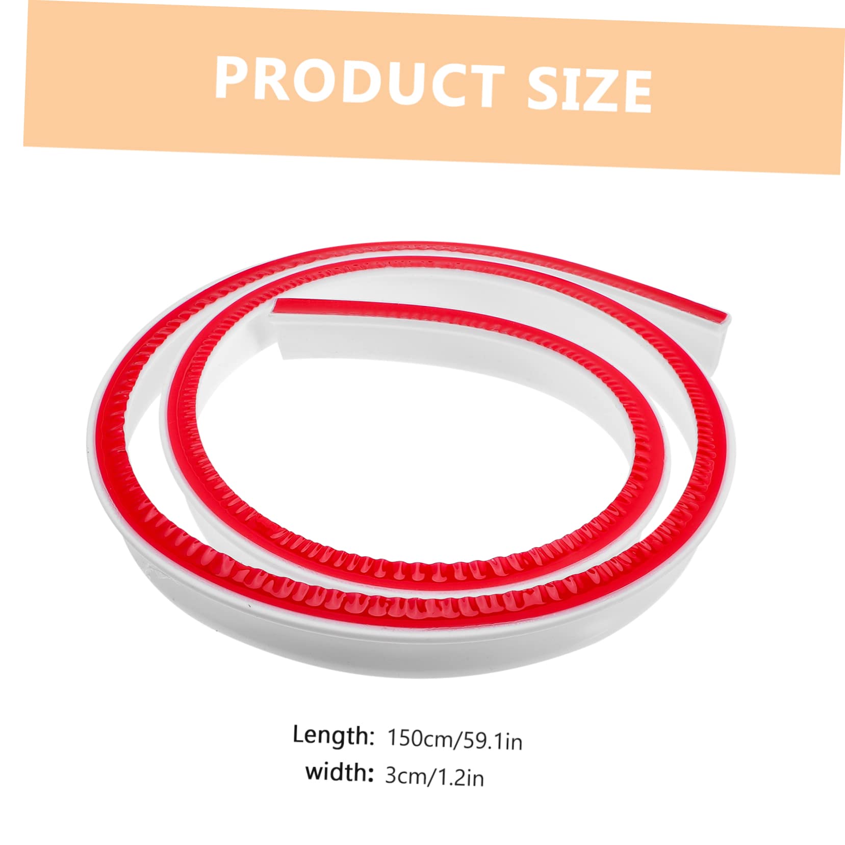 POPETPOP 1.5m Sink Water Barrier Adhesive Splash Guard for Shower Kitchen Dry Wet Separation -grade Material Easy to Cut Clean