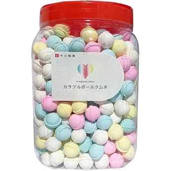 Imakawa Seika Colorful Ball Ramnee, Pot, Large Capacity, 3.3 lbs 1.5 kg, Great Gift for Childrens Parties, 53.1 oz 1,500 g