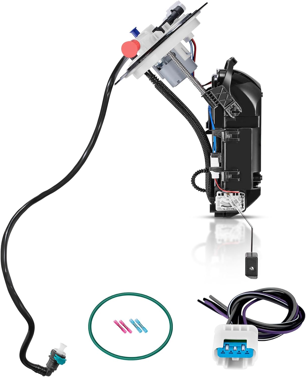 E3591M Electric Fuel Pump Assembly Compatible with Chevrolet Malibu 2004-2008, Compatible with Pontiac G6 2005-2008, for Aura 2007-2008, 2.4L 3.5L 3.6L 3.9L, Replaces M10153, 67521