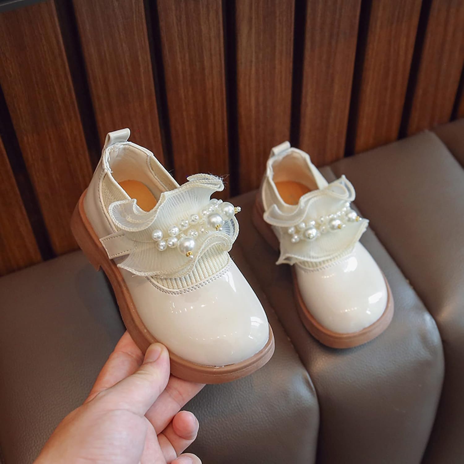 Girls Low Heel Shoes PU Dress Shoes Casual Shoes for Wedding Baby Boy Dress Shoes : Clothing, Shoes & Jewelry