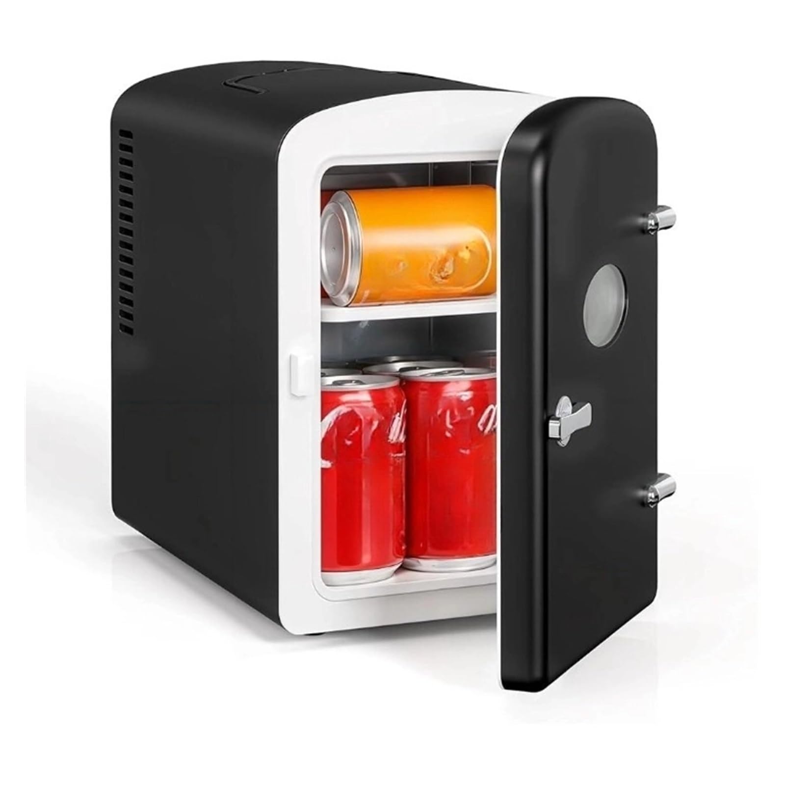 Mini refrigerador portátil de 6L, refrigerador Compacto, ecológico, Funcionamiento silencioso, Ventana de observación multifunción, Ideal para