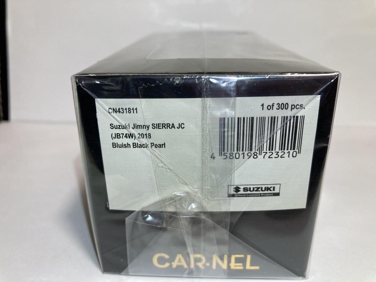 カーネル 1/43 スズキジムニーシエラ JC JB74W 2018 ブラックP ミニカー/完成品 カーネル 1/43 スズキ ジムニー シエラ JC JB74W 2018