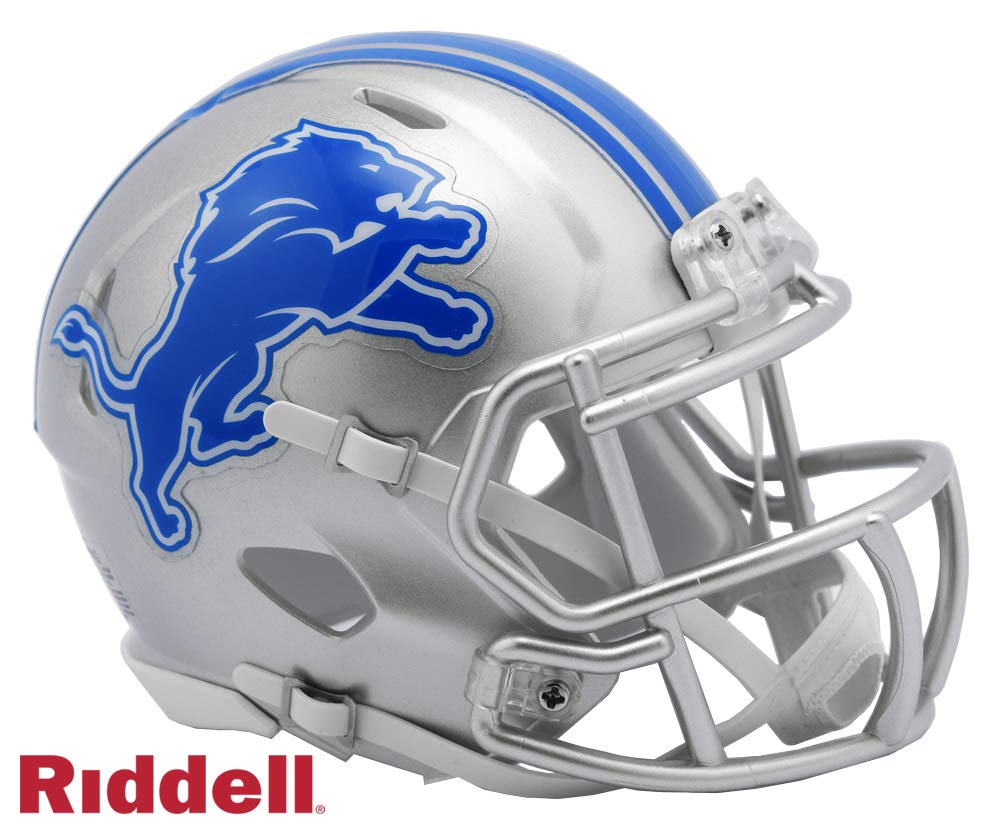 Lions Riddell Speed Mini Football Helmet - New in Riddell Box
