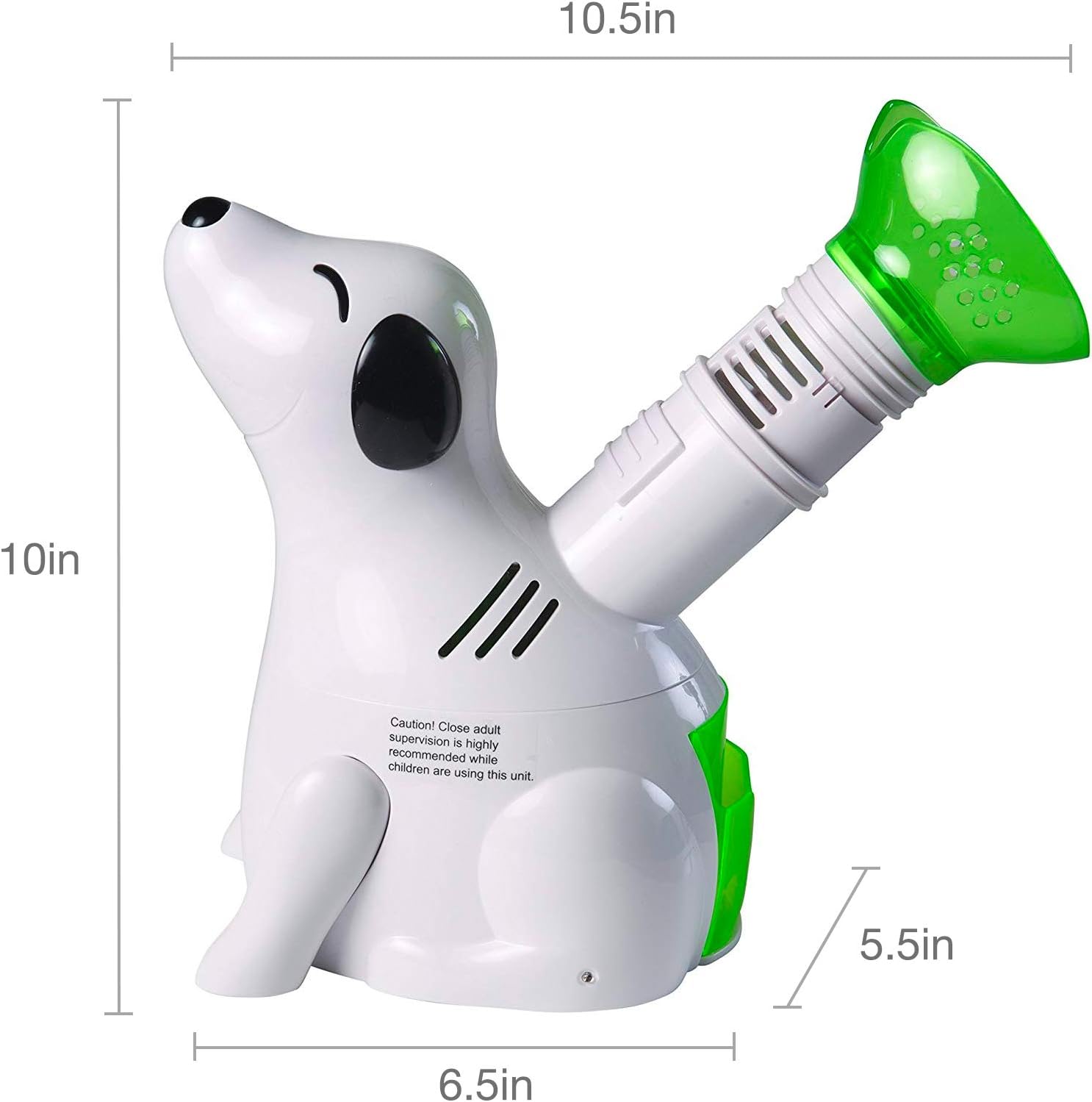 HealthSmart Humidifier and Personal Steam Inhaler for Kids Includes an Aromatherapy Tank and Facial Mask that Offers a Quick 6-9 Minute Therapy with Variable Steam Adjustment, Digger Dog : Health & Household