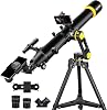 Telescopes for Adults Astronomy Professional 90mm Aperture 1000mm Powerful Telescope for Beginners and Kids with Precision Adjustment Vertisteel AZ Mount