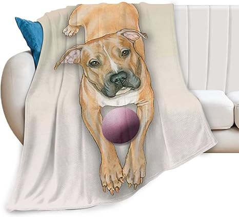 pitbull throw blanket
