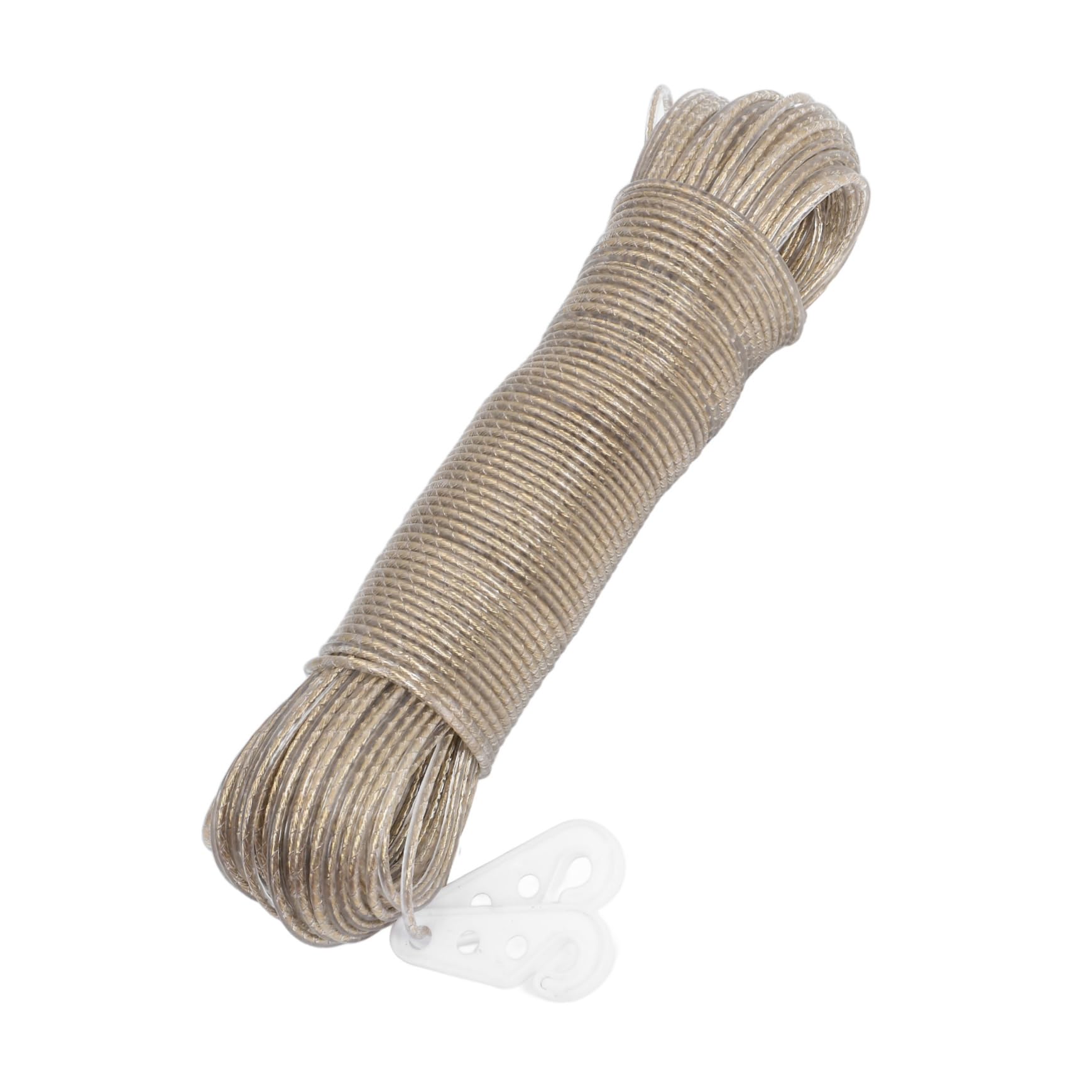 PRETYZOOM 3st Robustes Wäscheseil Mit Stahlkern Wäscheleine Für Draußen Wäscheleine Drinnen Zum Trocknen Reise Seil Zum Aufhängen Von Kleidung Stahldrahtpvc Transparent