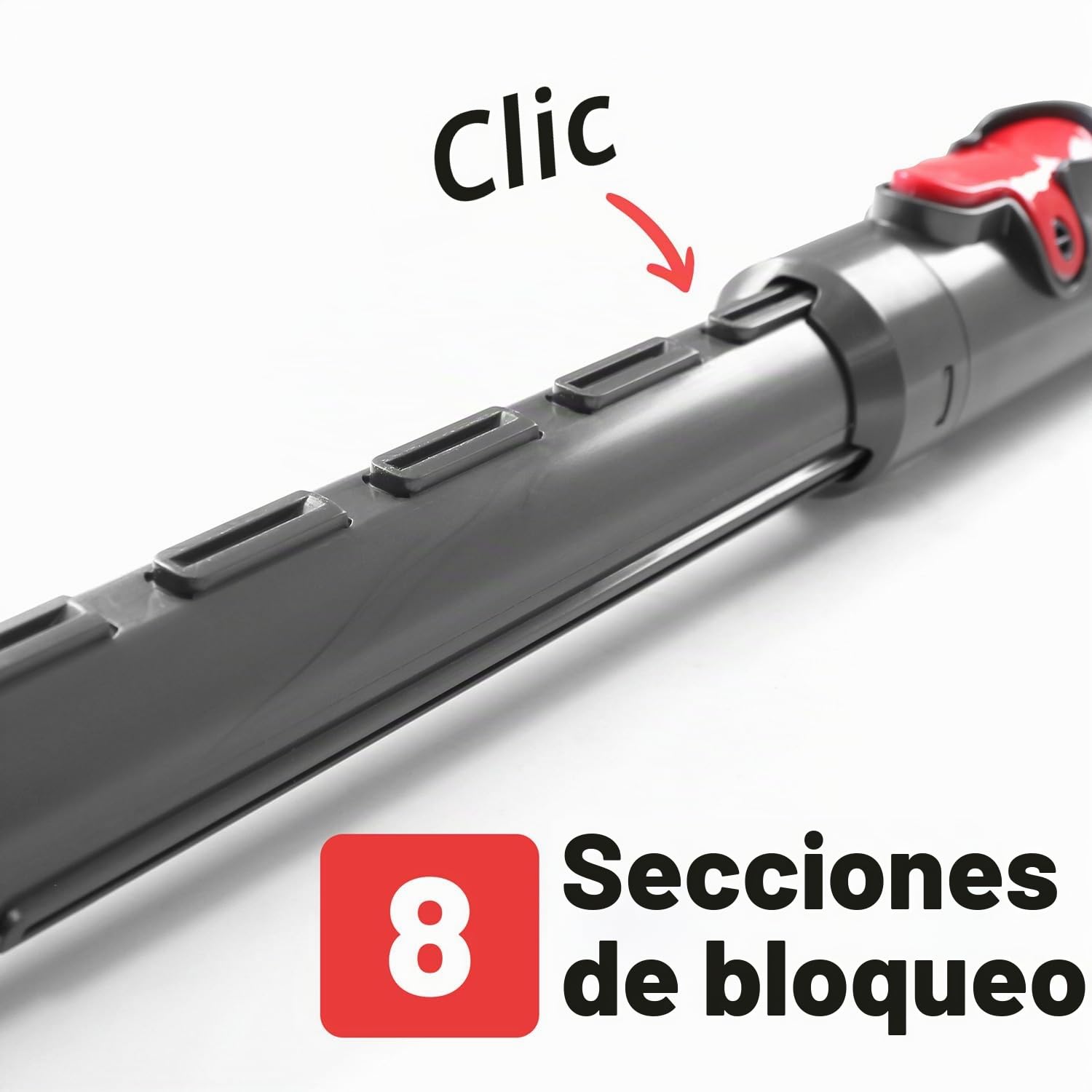 Tubo de extensión para Dyson DC19T2, DC23T2, DC26, DC28C, DC29, DC32, DC37C, DC38, DC39, DC47 DC52, DC53, DC54, DC78