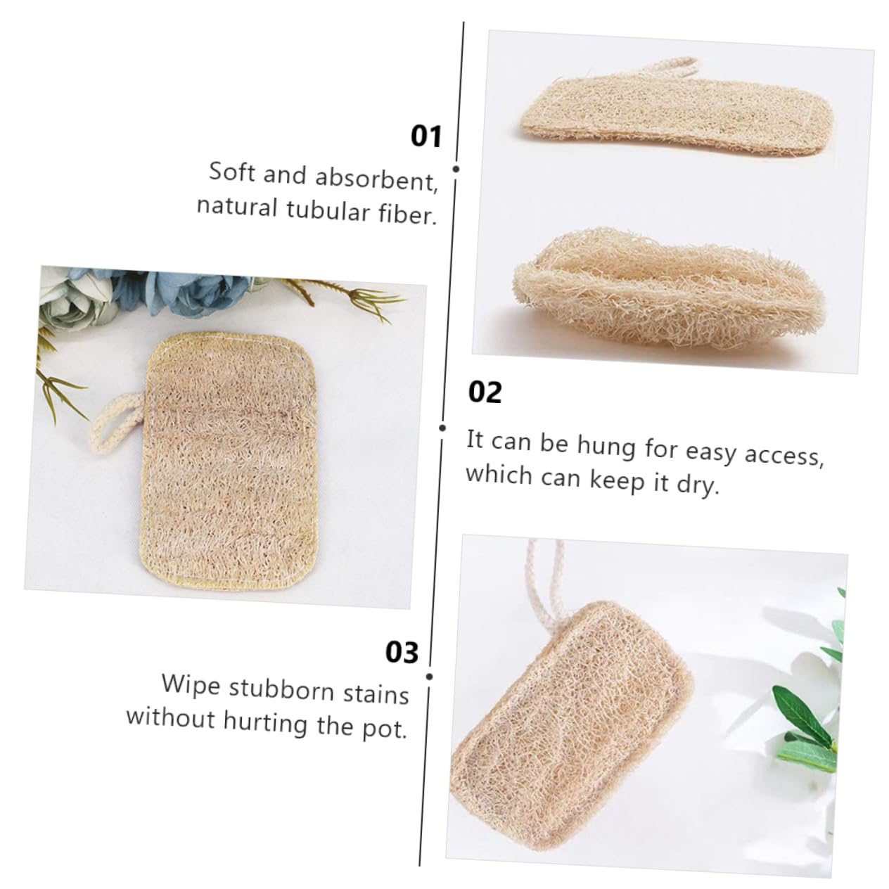 esponjas, 2 esponjas for Fregar Platos, paños absorbentes for la Cocina y el baño