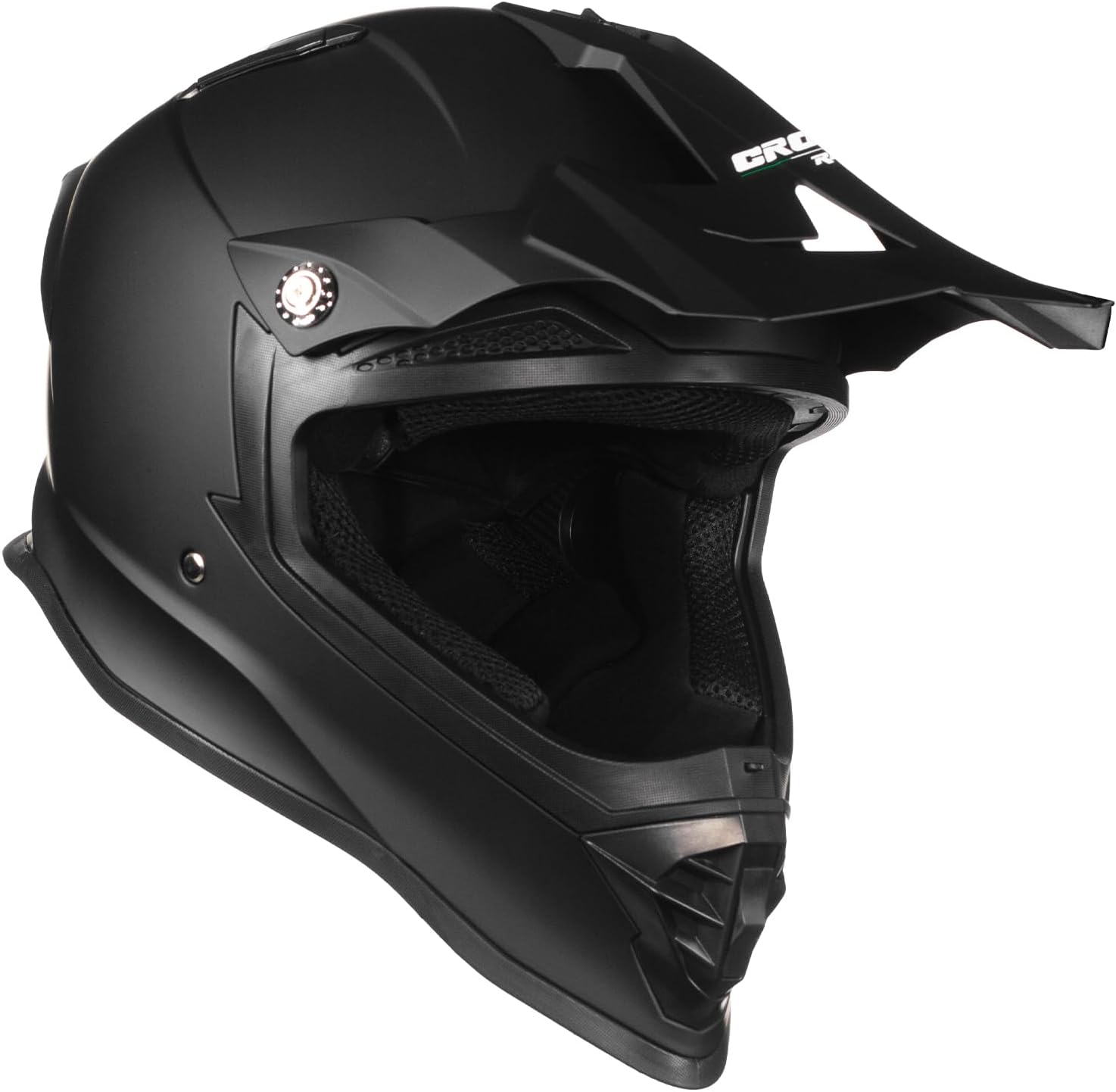Off-Road Motocross Helmet, Matte Black, DOT Approved, Adult Mountain Bike Helmets, CR-800