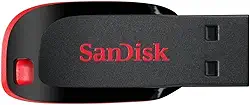 Pen Drive Cruzer Blade, SanDisk, 64GB, SDCZ60-064G-B35, Preto